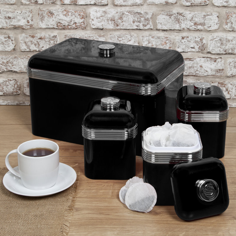 Swan Bread Bin and Canisters Set & Reviews Wayfair.co.uk